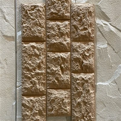 Big Slab PU Stone Καπλαμάς Πολυουρεθάνης Τεχνητή Πέτρα για Πρόσοψη Βίλας Τοίχος φόντου